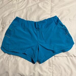 Women's Blue Athletic Shorts